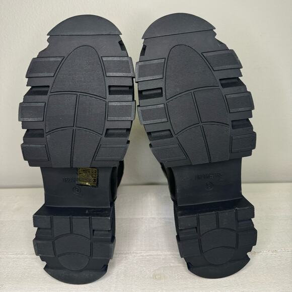 DREAM PAIRS Block Chelsea Platform Ankle Booties Black Womens Boots Size 9 - Picture 7 of 9